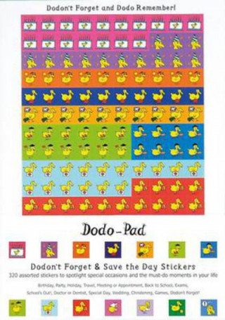 Kniha Dodon't Forget and Save the Day Stickers from Dodo Pad Naomi McBride