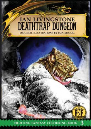 Carte Deathtrap Dungeon Colouring Book Ian Livingstone