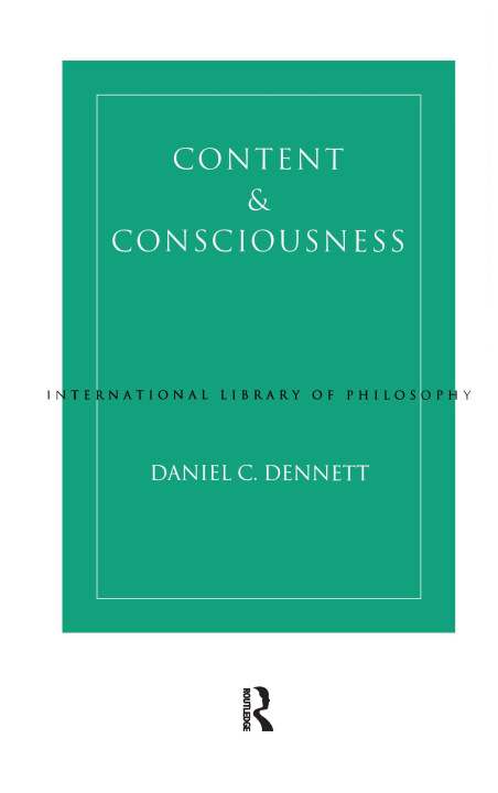 Kniha Content and Consciousness DENNETT