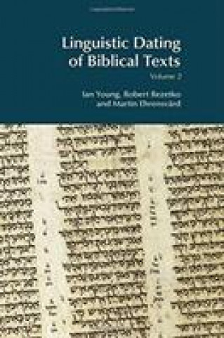 Livre Linguistic Dating of Biblical Texts: Volume 2 Robert Rezetko