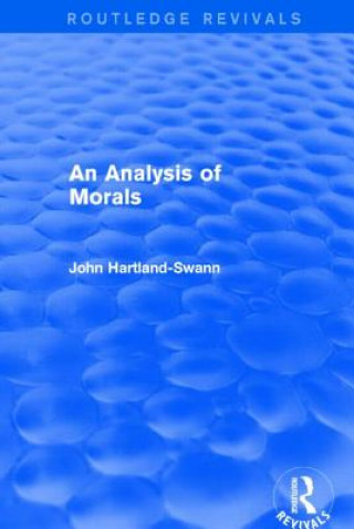 Kniha Analysis of Morals John Hartland-Swann