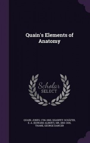 Carte Quain's Elements of Anatomy Jones Quain
