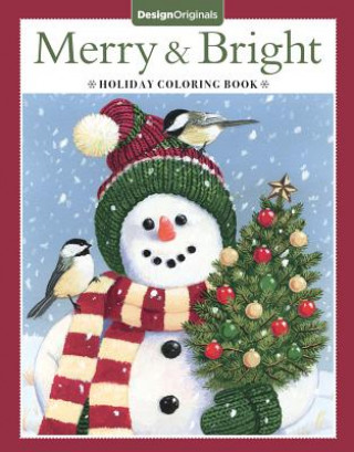 Kniha Merry & Bright Holiday Coloring Book Angelea Van Dam