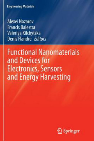 Kniha Functional Nanomaterials and Devices for Electronics, Sensors and Energy Harvesting Francis Balestra