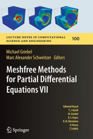 Książka Meshfree Methods for Partial Differential Equations VII Michael Griebel