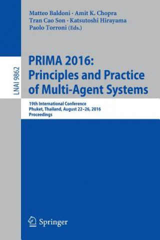 Carte PRIMA 2016: Principles and Practice of Multi-Agent Systems Matteo Baldoni