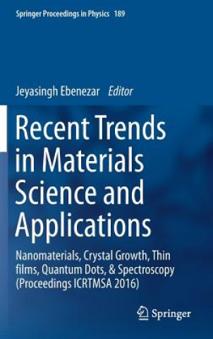 Carte Recent Trends in Materials Science and Applications Jeyasingh Ebenezar