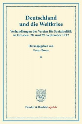 Книга Deutschland und die Weltkrise. Franz Boese