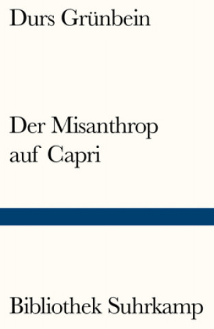 Kniha Der Misanthrop auf Capri Durs Grünbein