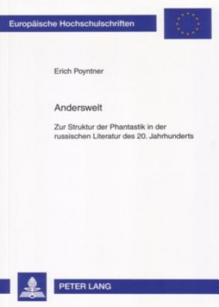 Knjiga Anderswelt Erich Poyntner