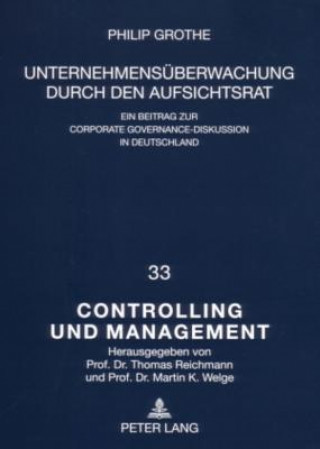 Book Unternehmensueberwachung Durch Den Aufsichtsrat Philip Grothe