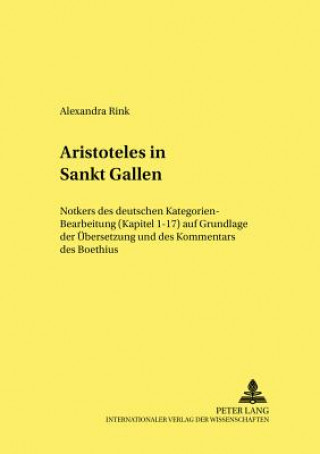 Buch Aristoteles in Sankt Gallen Alexandra Rink