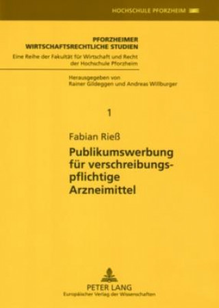 Книга Publikumswerbung fuer verschreibungspflichtige Arzneimittel Fabian Rieß