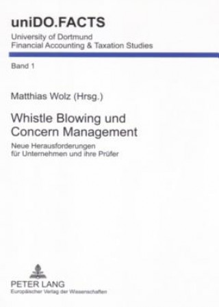 Book Whistle Blowing Und Concern Management Matthias Wolz