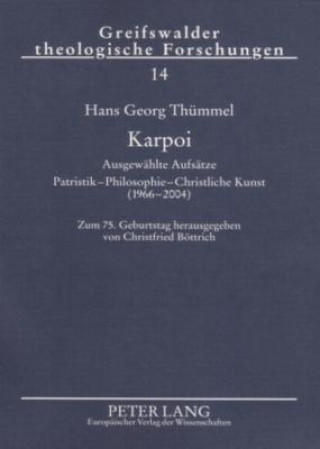 Книга Karpoi Hans Georg Thümmel