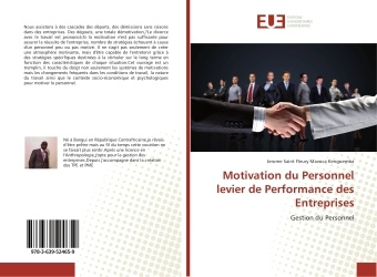 Kniha Motivation du Personnel levier de Performance des Entreprises Jerome Saint Fleury Mavoca Kenguemba