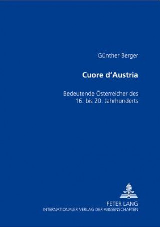 Knjiga Cuore D'Austria Günther Berger