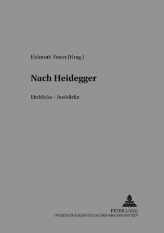 Książka Nach Heidegger Helmuth Vetter