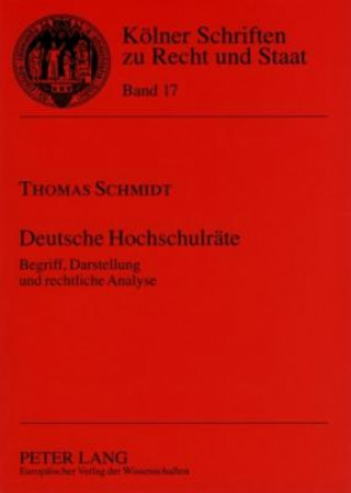 Carte Deutsche Hochschulraete Thomas Schmidt