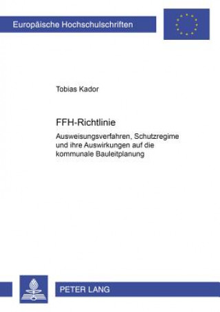 Kniha Ffh-Richtlinie Tobias Kador