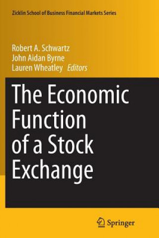 Książka Economic Function of a Stock Exchange John Aidan Byrne
