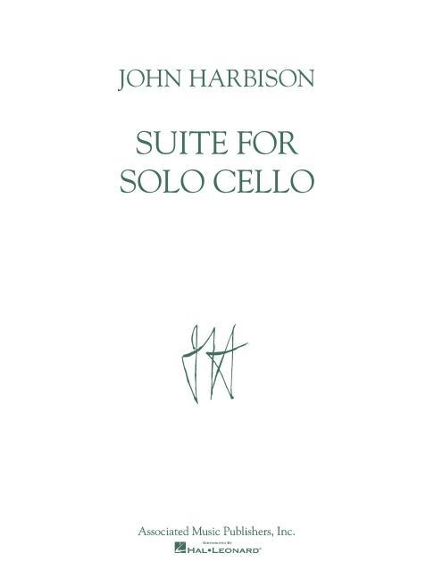 Kniha Suite for Solo Cello: Cello Solo John Harbison