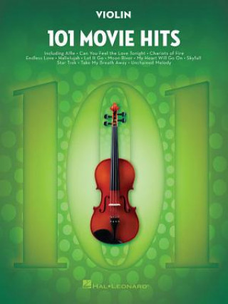 Carte 101 Movie Hits for Violin Hal Leonard Corporation