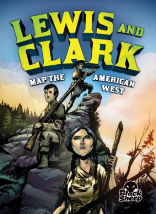 Carte Lewis and Clark Map the American West Nel Yomtov