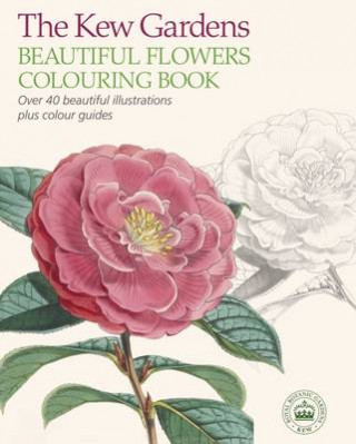Carte Kew Gardens Beautiful Flowers Colouring Book 
