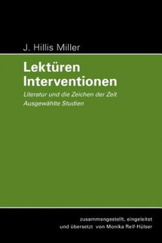 Kniha J. Hillis Miller J. Hillis Miller