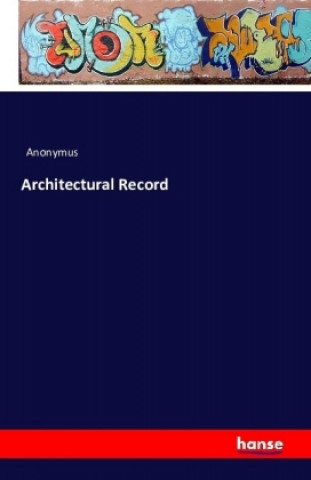 Kniha Architectural Record Anonym