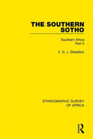 Carte Southern Sotho V. G. J. Sheddick