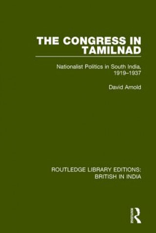 Kniha Congress in Tamilnad David Arnold