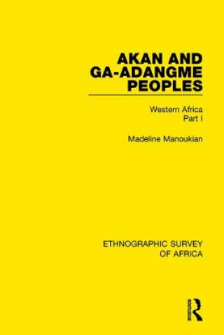 Carte Akan and Ga-Adangme Peoples Madeline Manoukian
