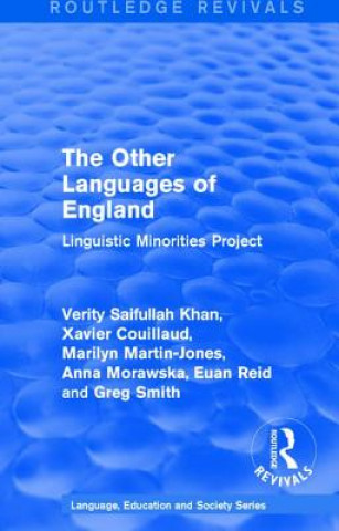 Könyv Routledge Revivals: The Other Languages of England (1985) Marilyn Martin-Jones