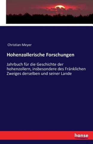 Carte Hohenzollerische Forschungen Christian Meyer