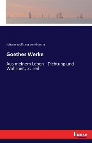 Książka Goethes Werke Johann Wolfgang Von Goethe