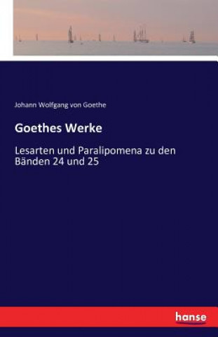 Buch Goethes Werke Johann Wolfgang Von Goethe