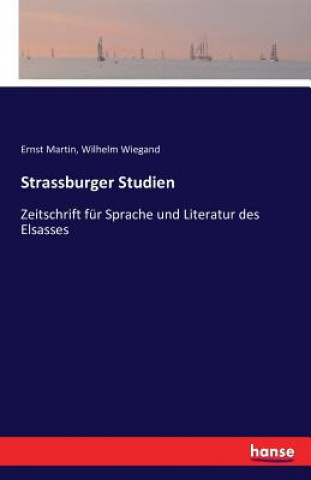 Книга Strassburger Studien Ernst Martin