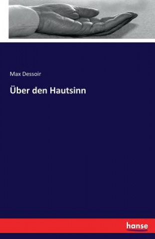 Könyv UEber den Hautsinn Max Dessoir