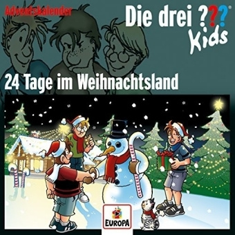 Hanganyagok Die drei ??? Kids 24 Tage im Weihnachtsland (drei Fragezeichen) 2 CDs 