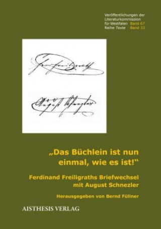 Carte "Das Büchlein ist nun einmal, wie es ist!" Ferdinand Freiligrath