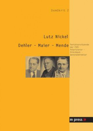 Kniha Dehler - Maier - Mende Lutz Nickel