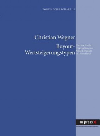 Kniha Buyout-Wertsteigerungstypen Christian Wegner