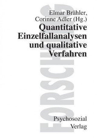 Kniha Quantitative Einzelfallanalysen und qualitative Verfahren Elmar Brähler