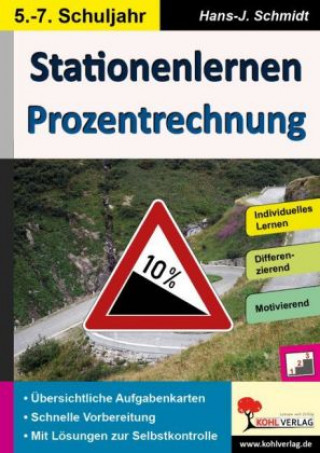 Kniha Stationenlernen Prozentrechnung Hans-J. Schmidt