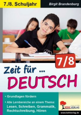 Książka Zeit für Deutsch, 7./8. Schuljahr Birgit Brandenburg