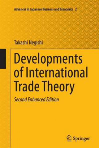 Kniha Developments of International Trade Theory Takashi Negishi