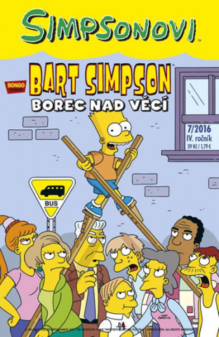 Carte Bart Simpson Borec nad věcí Matt Groening