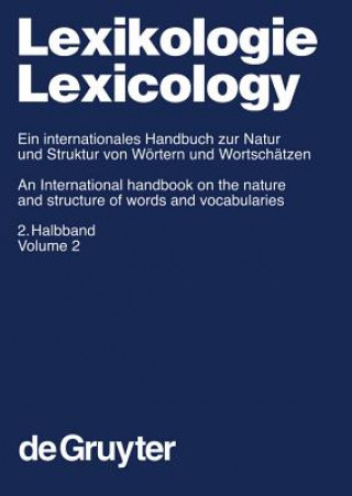 Könyv Lexikologie / Lexicology. 2. Halbband D. Alan Cruse